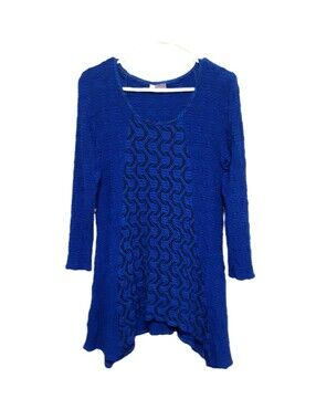 Tianello Long Draped Top Womens